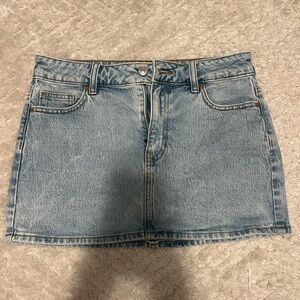 PacSun Bella Light Indigo Denim Skirt